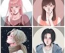 可愛い〜カッコいいまでアイコン/イラスト描きます ヘッダー/配信・動画用一枚絵/表紙・挿絵/立ち絵/プレゼント イメージ8