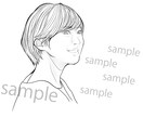 SNSアイコンや名刺に使用できる似顔絵を作成します 目に留まるシンプルなイラストをアイコンや名刺・チラシに イメージ6