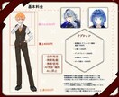 TRPGの立ち絵を制作いたします 初めての有償イラスト！丁寧に仕上げます！ イメージ1