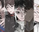 歌ってみたサムネやVtuberのイラスト描きます 目を引く！？低い彩度と厚塗りで周りと違ったイラストをご提供！ イメージ1