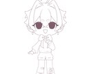 IRIAM等の立ち絵描きます IRIAMや動画に使える立ち絵をデフォルメで描きます！ イメージ3
