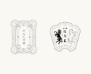 エンブレムや紋章風のイラストを作成します ロゴマークやシンボルマークなどにご活用ください。 イメージ5