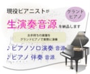 ピアニストがピアノ演奏音源・伴奏音源を提供します 模範演奏・伴奏音源が欲しい方に！現役ピアニスト・ピアノ講師 イメージ1