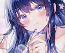 可愛くて華やかなキラキラアイコン描きます 自由に決めた色や雰囲気でアイコン描きます イメージ2