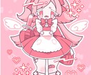 ポップなデフォルメイラスト描きます あなたのキャラクターをとびきり可愛く イメージ4