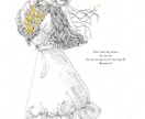 繊細で綺麗なペン画(線画)イラスト描きます 挿絵やMV等イラストが必要な場面に! イメージ4