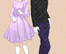 VTuber・広告に！イラスト描きます 複数人物の絡みポーズも可能です！何でもご相談ください♪ イメージ7