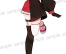 1点物！チャイナ×パンダ女の子の立ち絵を販売します IRIAMやTRPGなど用途様々！ イメージ2