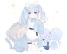 一枚絵やSNSなどのアイコン描きます 配信画面やSNSのアイコンヘッダーに！ イメージ3