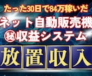 放置で稼ぐ【ネット自動販売機システム】を教えます 初心者OK!わずか30日で84万を稼いだ㊙ノウハウを完全公開 イメージ1