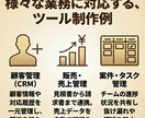 中小企業/個人事業主様向け業務支援ツール制作します 現役プロダクトマネージャーが丁寧に要件をヒアリングいたします イメージ4