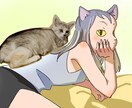 あなたのかわいいペット、擬人化イラストにします 動物を擬人化してイラストにします！ イメージ2
