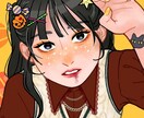 ポップで可愛い似顔絵描きます 自分の魅力を改めて気付けるイラスト イメージ3
