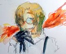 水彩ハガキを描きます オリジナルキャラクターのハガキを作りませんか？ イメージ1