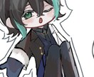SNS用などキャラクターの1枚絵を描きます かっこかわいいイラスト描きます！ イメージ4