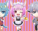 先着10名お試し価格！ミニキャラお描きします あなたのキャラを可愛くデフォルメ化してみませんか！？ イメージ2