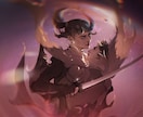 高品質キャラクターイラスト(半身)制作しますます 商用対応・世界観と雰囲気を重視して丁寧に制作します イメージ3