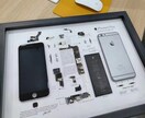 携帯分解アートテンプレート販売｜商用利用OKます 本物の携帯分解写真を使ったリアルなアートテンプレート イメージ6
