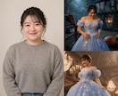 映画の世界から結婚式へ繋がる✨シンデレラ風ます AI技術で2人分の顔写真から作品を作ります イメージ4