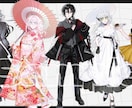 TRPGキャラクター立ち絵書きます TRPGを彩る、華やかで精密な立ち絵制作 イメージ3