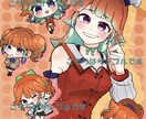 表情重視の等身イラスト一枚絵をお描きします 記念日やMVサムネに！丁寧に仕上げます イメージ6