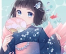 キャラクターや一枚絵をお描きします [繊細なタッチと透明感のある色彩でキャラの魅力を表現します] イメージ1
