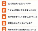 ケアマネ営業のお悩みを現役管理者がサポートします 紹介につながる営業の考え方を一緒に整理します イメージ6