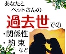 あなたとペットさんの過去世での関係性を伝えます 今世での約束も含めてPDFファイル2頁でお渡しします イメージ1