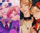 サムネ差別化！雰囲気あるオシャレなイラスト描きます アーティスティックから耽美まで！個性的なご希望叶えます！ イメージ1