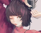 歌ってみたやサムネイルに！動画内イラスト描きます アニメ塗りから厚塗りまで、幅広く対応いたします！ イメージ1
