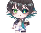 かわいいSDイラスト描きます Vtuber活動、SNS運用等に使える！依頼から最短1日で！ イメージ5