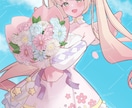 商用OK!魅力的で可愛いイラストお描きします アイコン、MV、サムネイラスト、TRPG用立ち絵等！ イメージ5