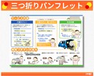 内容整理 × 想いが伝わる パンフレット作ります 視線の流れを意識した見せ方設計で、読みやすいパンフをご提案！ イメージ3