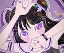 SNS・配信用に!可愛い&ポップな女の子描きます あなた専用「とびきり可愛い」お気に入りの一枚を! イメージ9