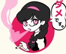 モノクロ基調＆デフォルメイラスト制作します カートゥーン、デフォルメ、シンプルかつオシャレなイラスト イメージ1