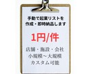 地域・業種別の営業リストをスピード納品します 営業効率UP！ターゲット別リスト作成サービスを低コストで提供 イメージ1
