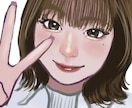 厚塗りタッチの愛らしい似顔絵描きます ご本人の魅力を引き出す愛らしい似顔絵お描きします♪ イメージ1