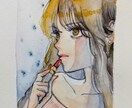 アナログ透明水彩でアイコンイラスト描きます 鮮やかなアナログイラストでアイコンを彩りましょう イメージ1