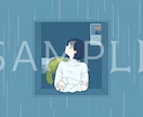 サムネイル、チラシなど一枚絵の制作をします レトロでポップな色使いの個性的なイラストを描きます！ イメージ7