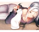 一枚絵描きます コントラストバキバキ存在感のあるイラスト依頼をお気軽に！ イメージ1