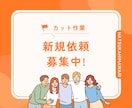 YouTubeやTikTokのカット編集やります 細かい編集は自分でやりたいけどカットが面倒…それやります イメージ2