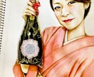 お好きなイメージカラーで描かせていただきます プレゼントカード&プロフィールなどにいかがでしょうか☆ イメージ2