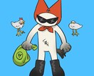 かっこよくてゆるーい動物をキャラデザします あなただけのオリジナルイラスト イメージ2