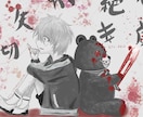 SNS向けのアイコン・ヘッダー作成承ります 個性的なイラストアイコンやヘッダーにしたい方必見！ イメージ2