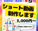 SNS向け素敵なショート動画制作します 低価格！高品質！迅速対応！丁寧なやり取りを心がけます。 イメージ1