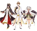 煌びやかで透明感のある水彩風イラスト描きます 男性も描けます！立ち絵やキャラデザ、動画サムネにどうぞ！！ イメージ7