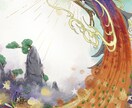 他にない！神々しいアジアの神様を描きます 水墨画調の渋い風合いであなたの崇拝する神様を素敵に再現！ イメージ3