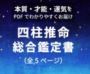 あなただけの四柱推命鑑定書を作成します 本質・才能・生き方のヒントをお届け イメージ1