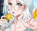 即日対応！貴方だけのキラキライラスト描きます サムネイル、スチルなどに使用ができるイラストお描きしています イメージ3