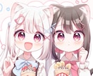 きゅるきゅるな可愛いイラストを描きます きらきらふわふわした絵柄で理想の絵を制作いたします! イメージ1